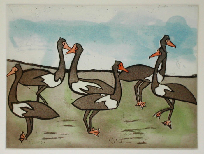 Banduk Marika – Magpie Geese